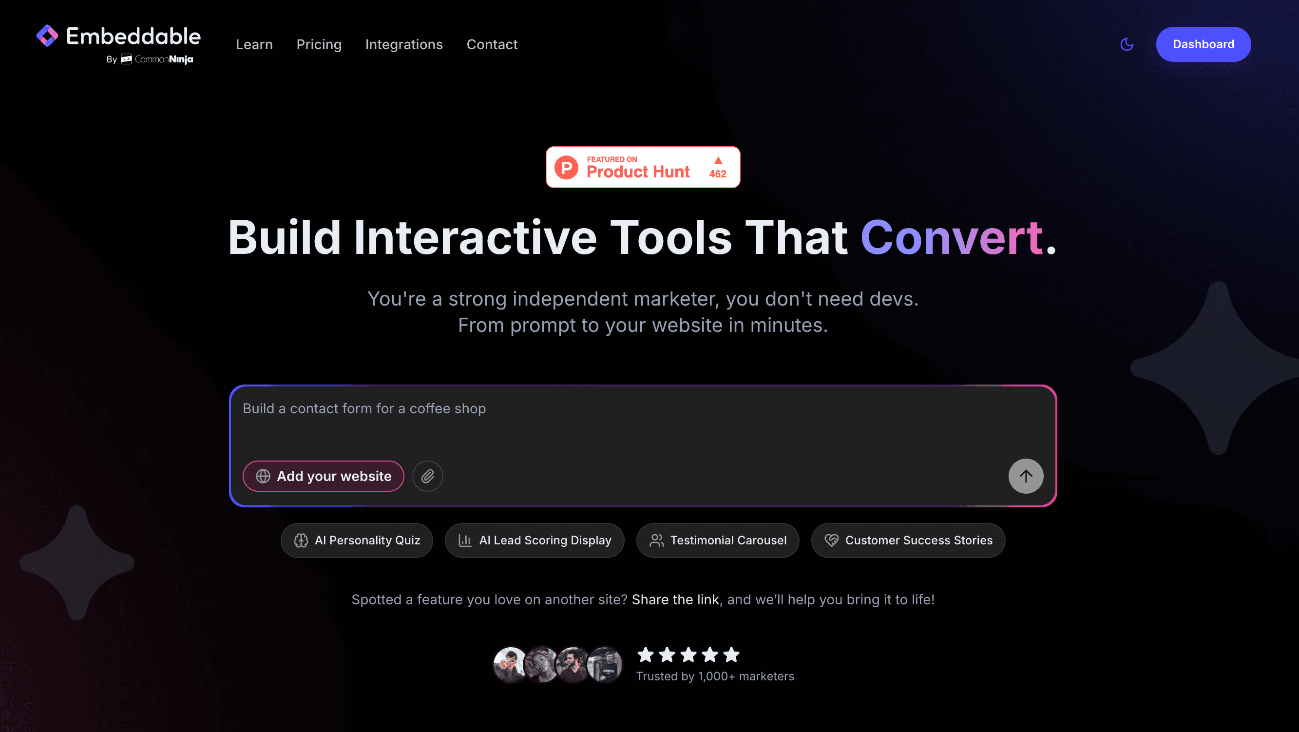 Embeddable Platform