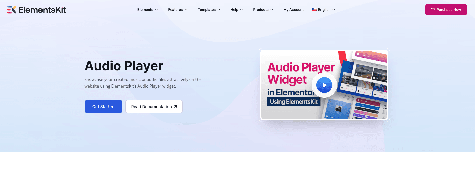 ElementsKit Audio Player