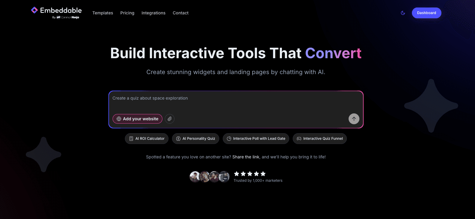 Embeddable Audio Player Widget