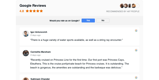 Elfsight Google Reviews