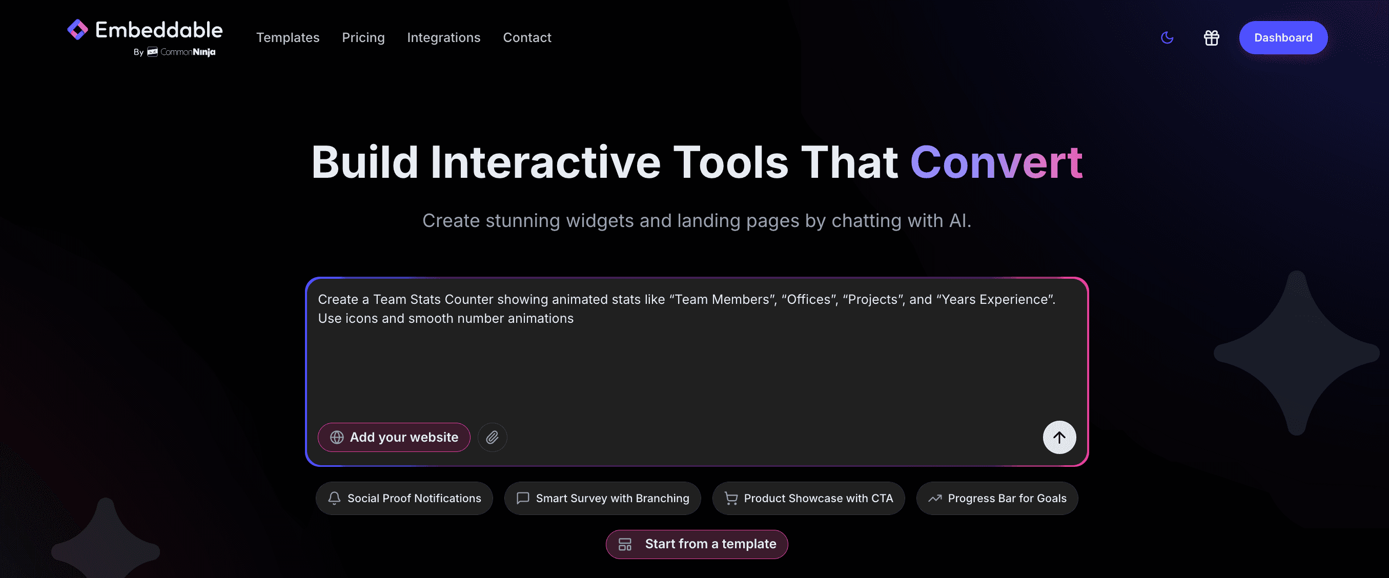 Custom Number Counter Prompt Example