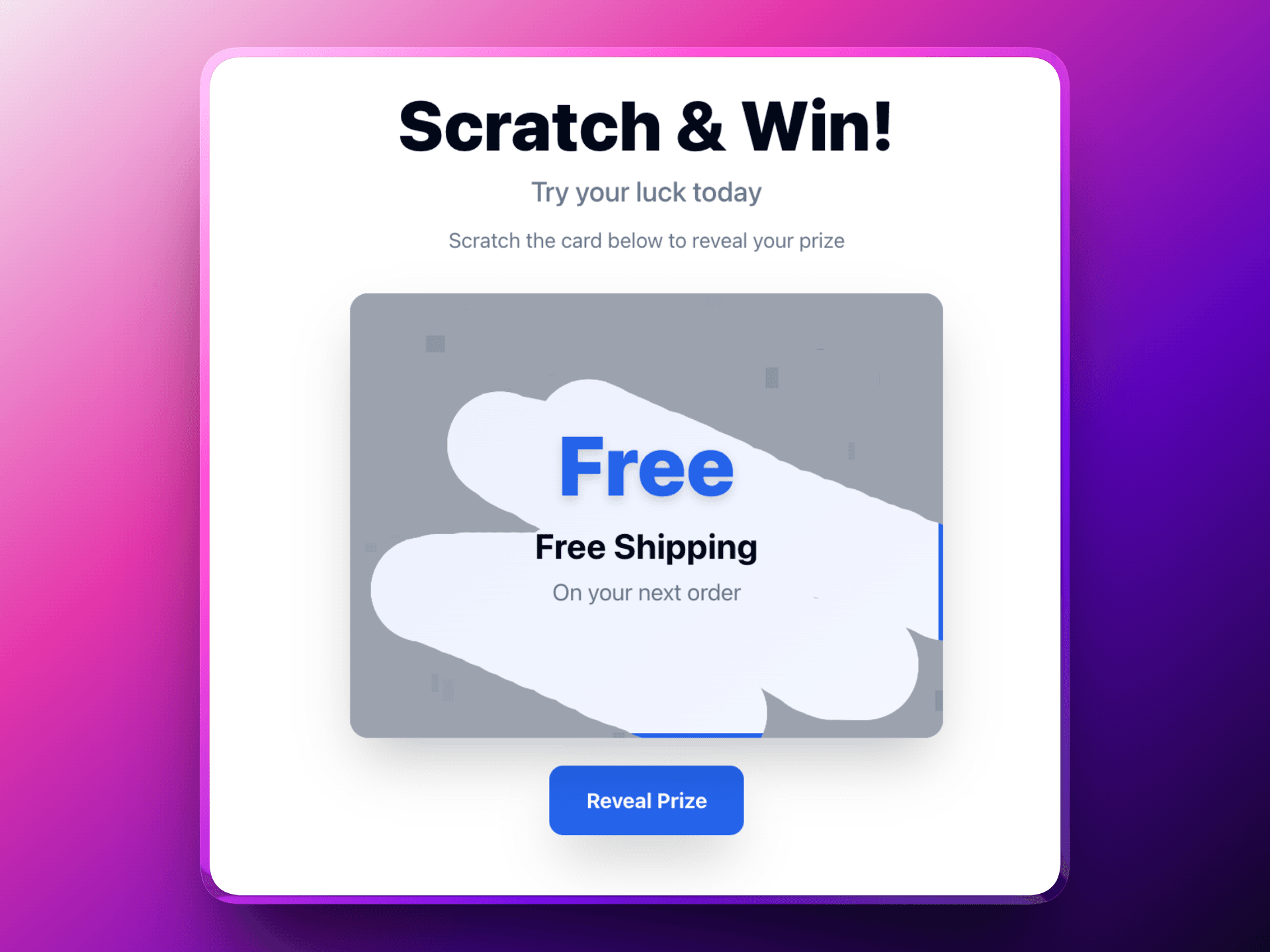 Classic Scratch Card