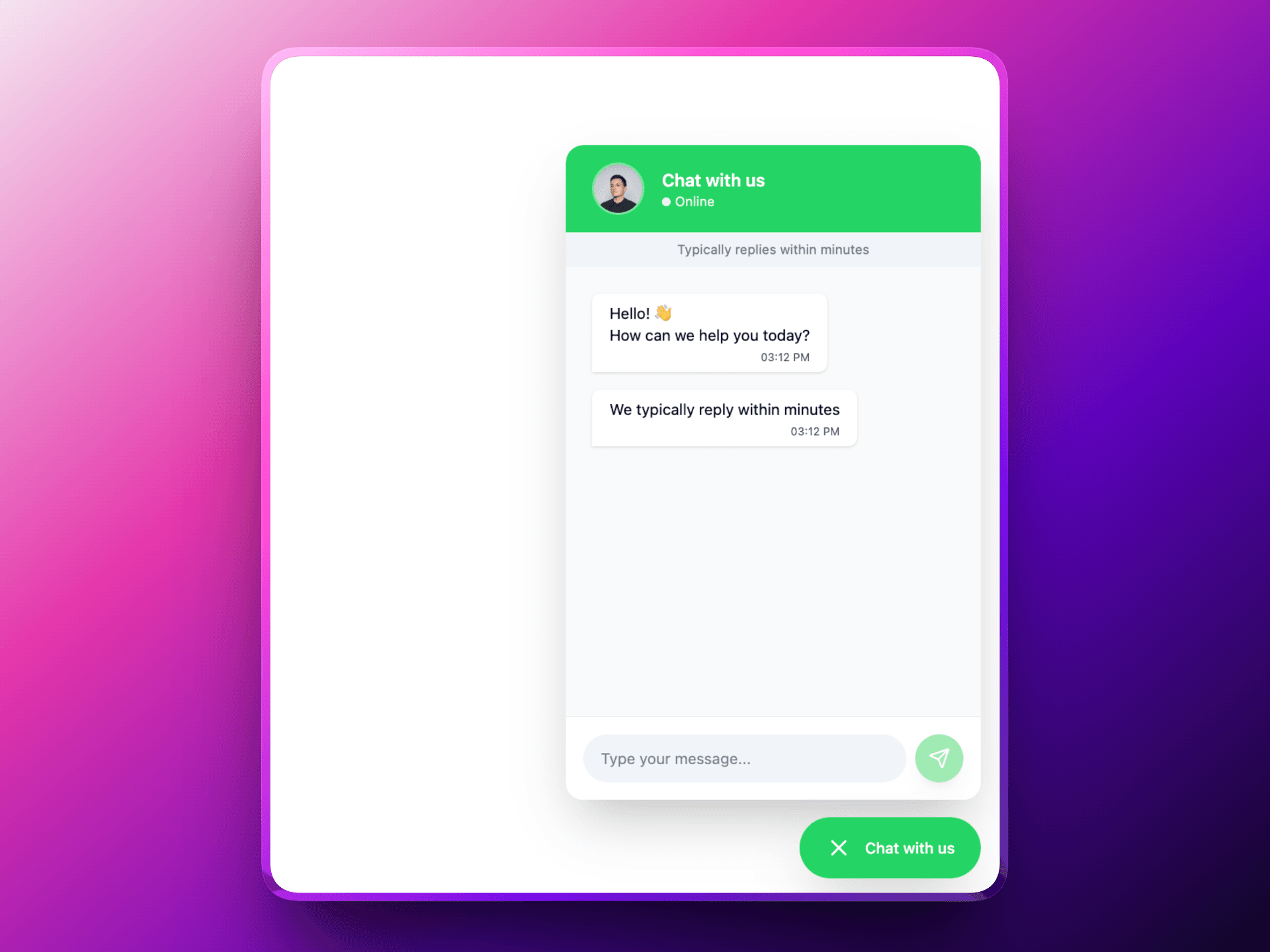 WhatsApp Chat Widget