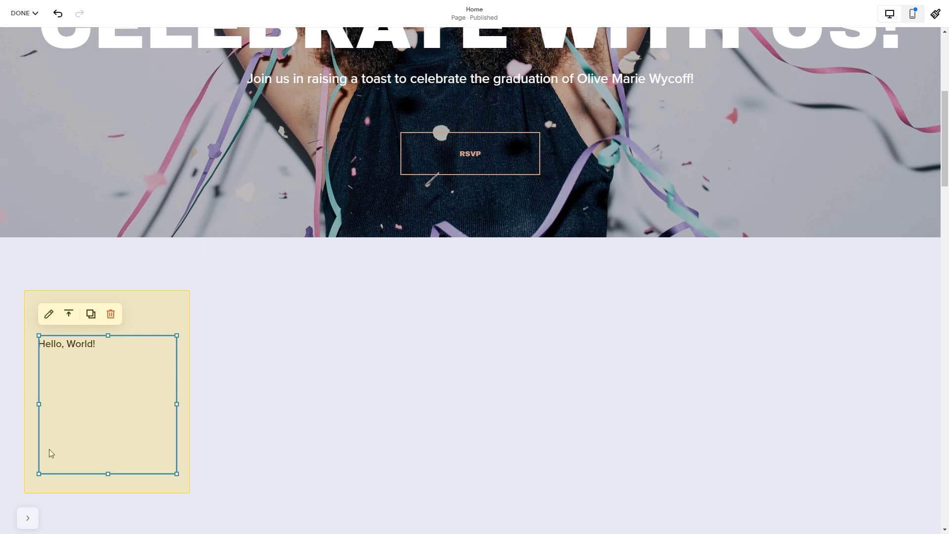 Select Embed