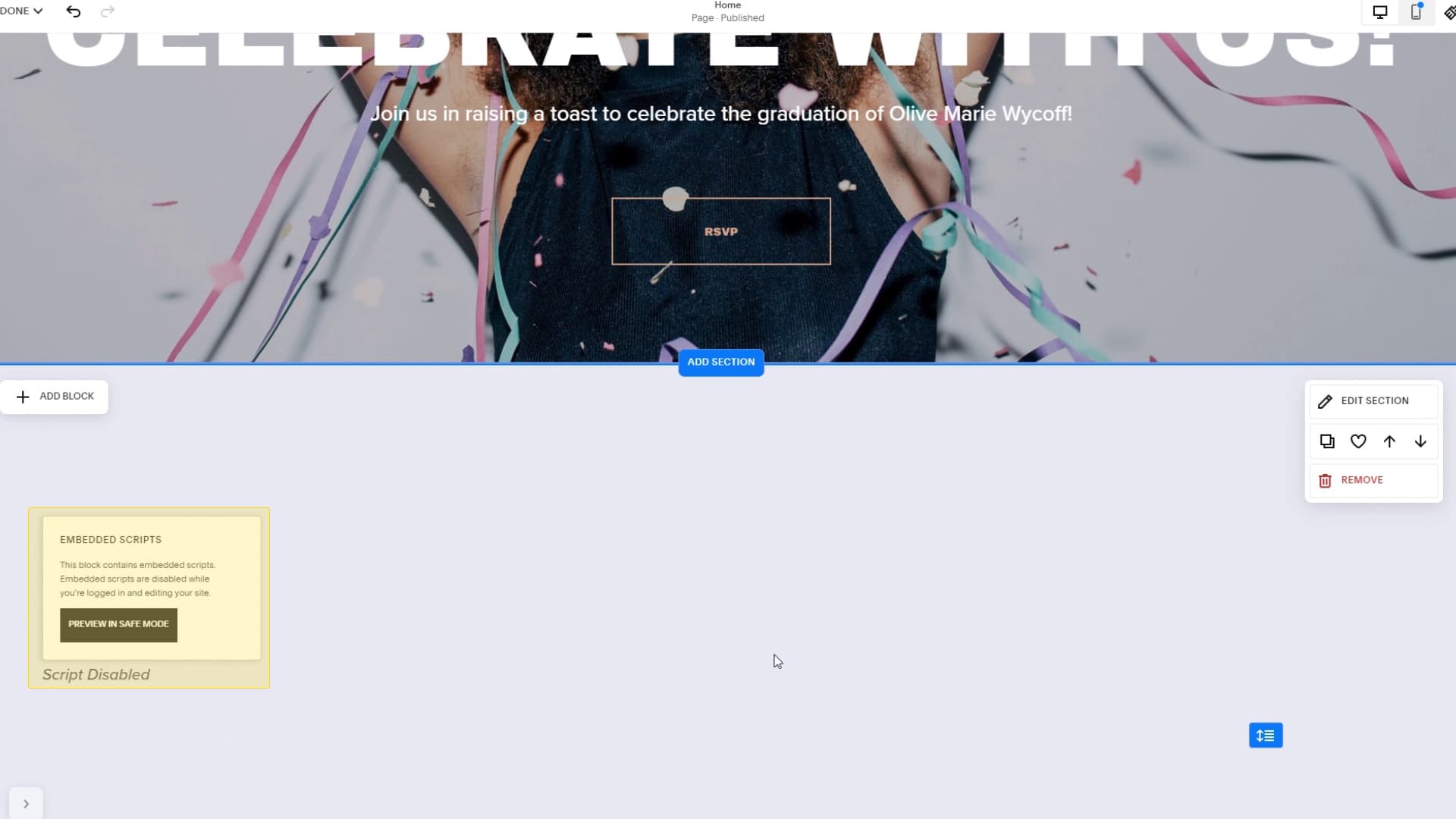 Save Block