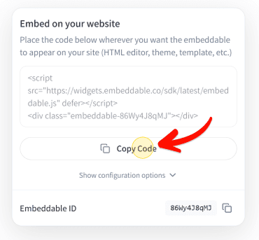 Embed window