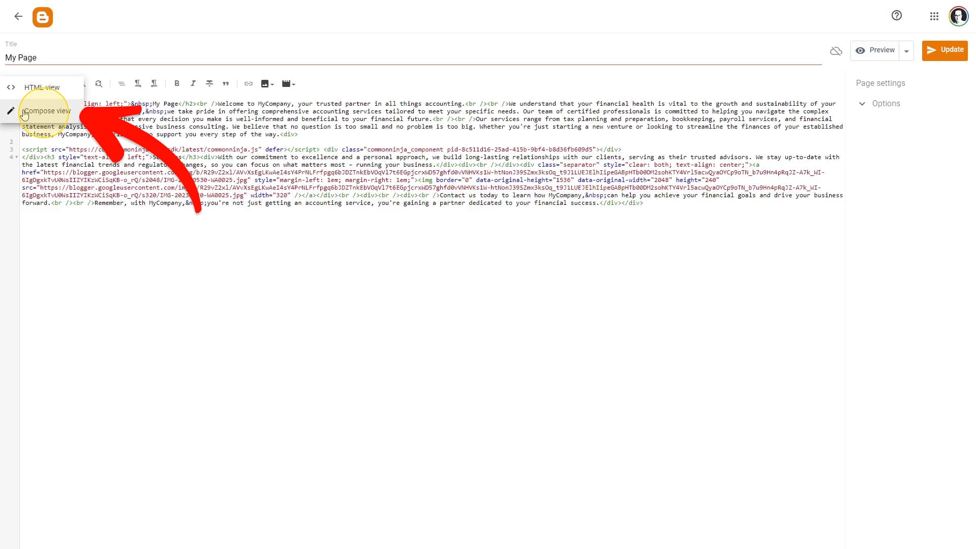 Paste Embed Code