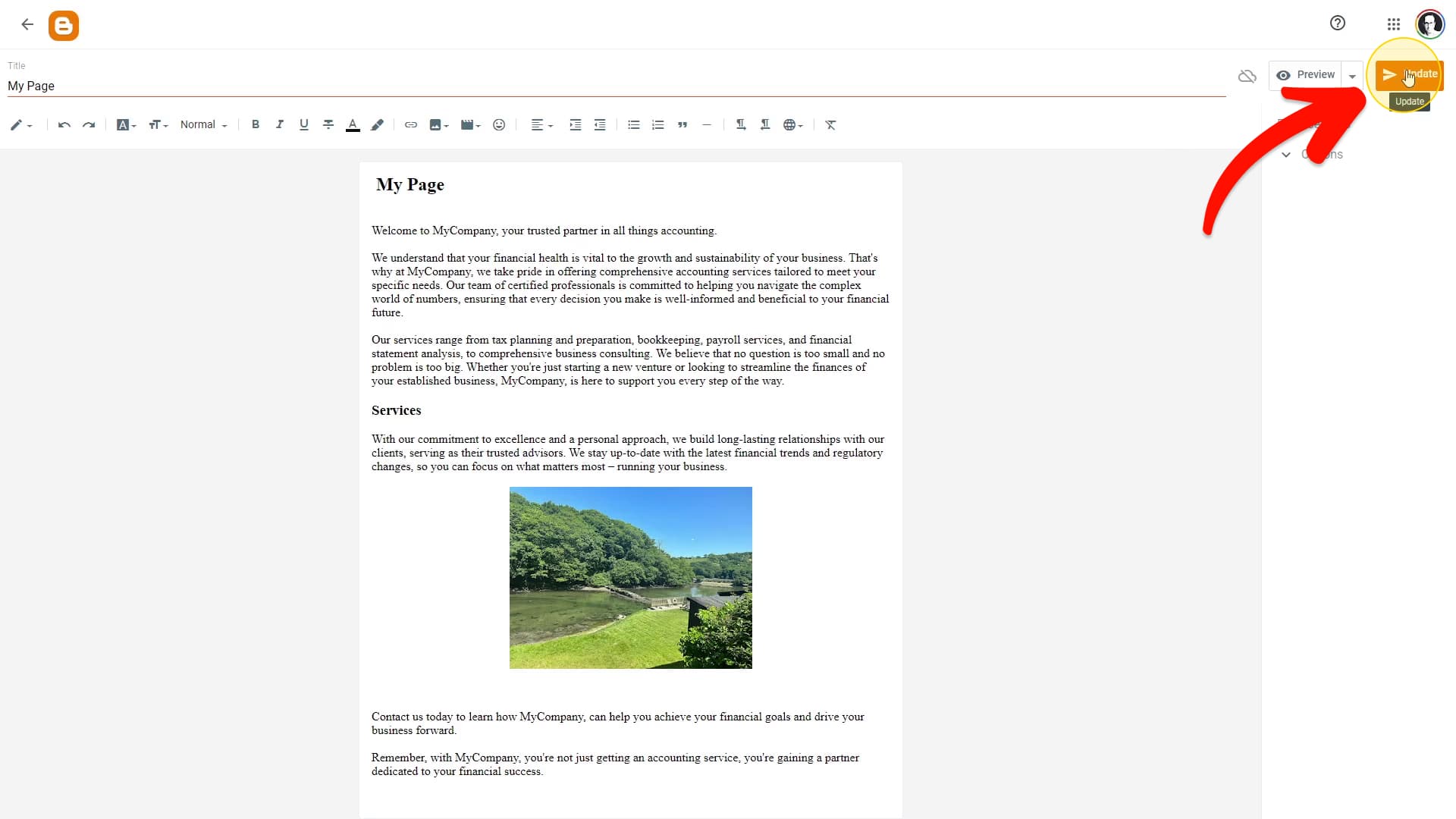 Return to Compose View