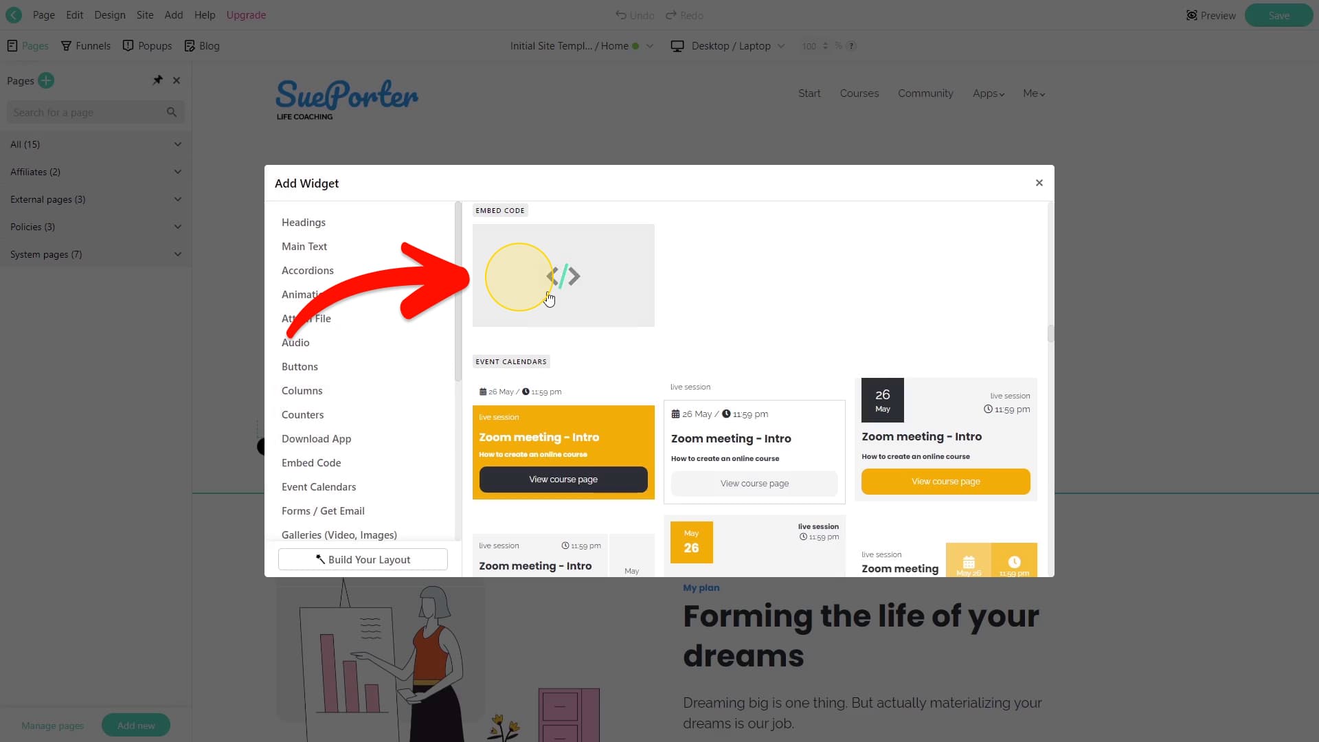 Click Widget