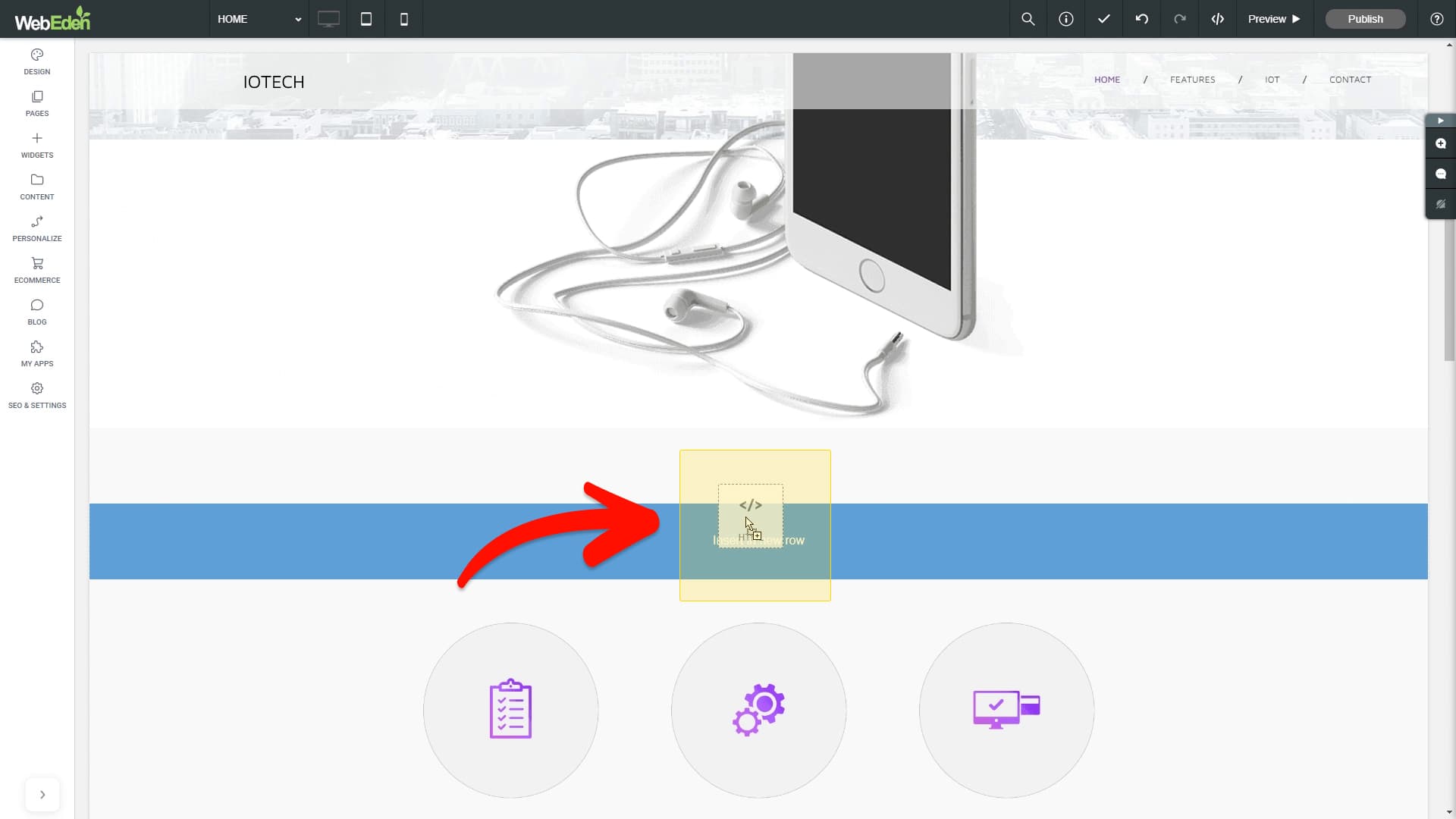 Place widget