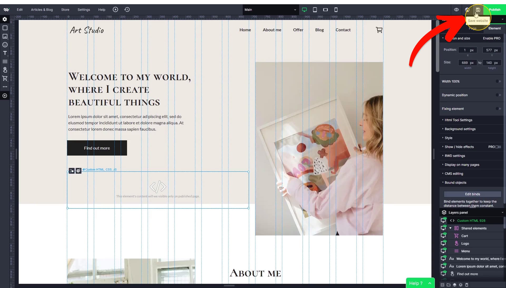 Save Website
