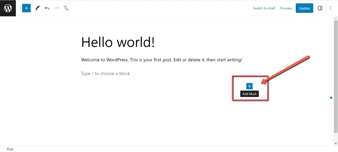 Add block