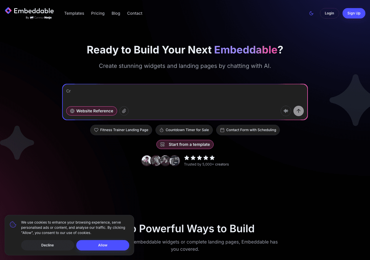 Embeddable Screenshot