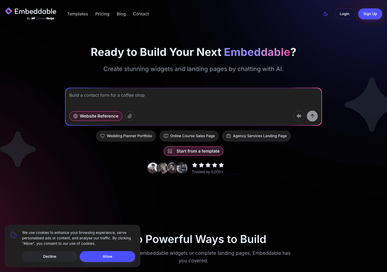 Embeddable Screenshot