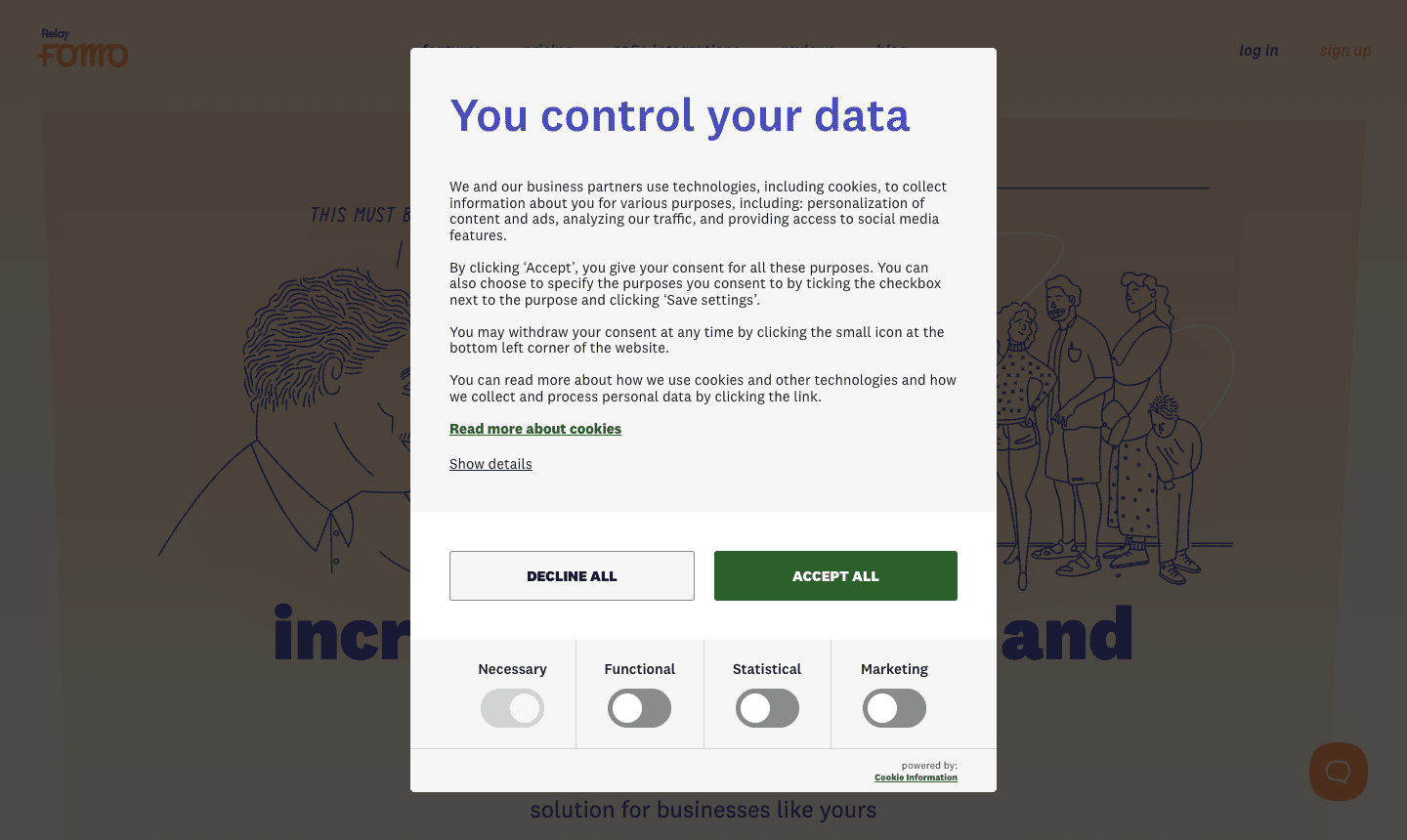 Fomo Social Proof Screenshot
