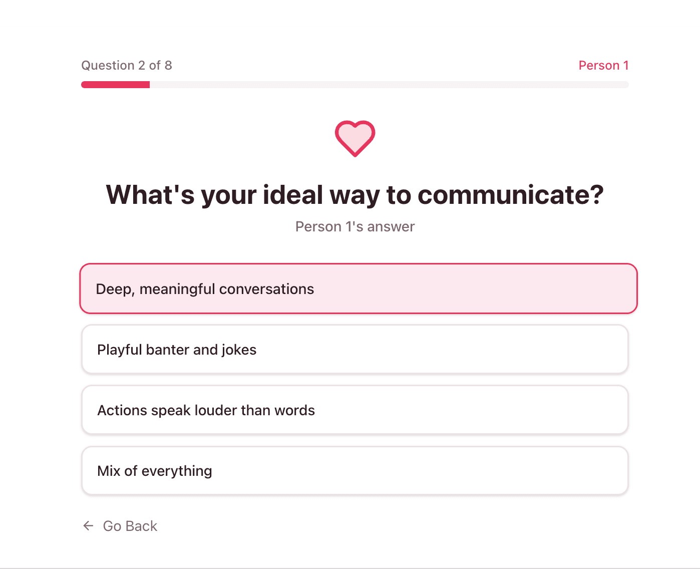 Compatibility Quiz Example