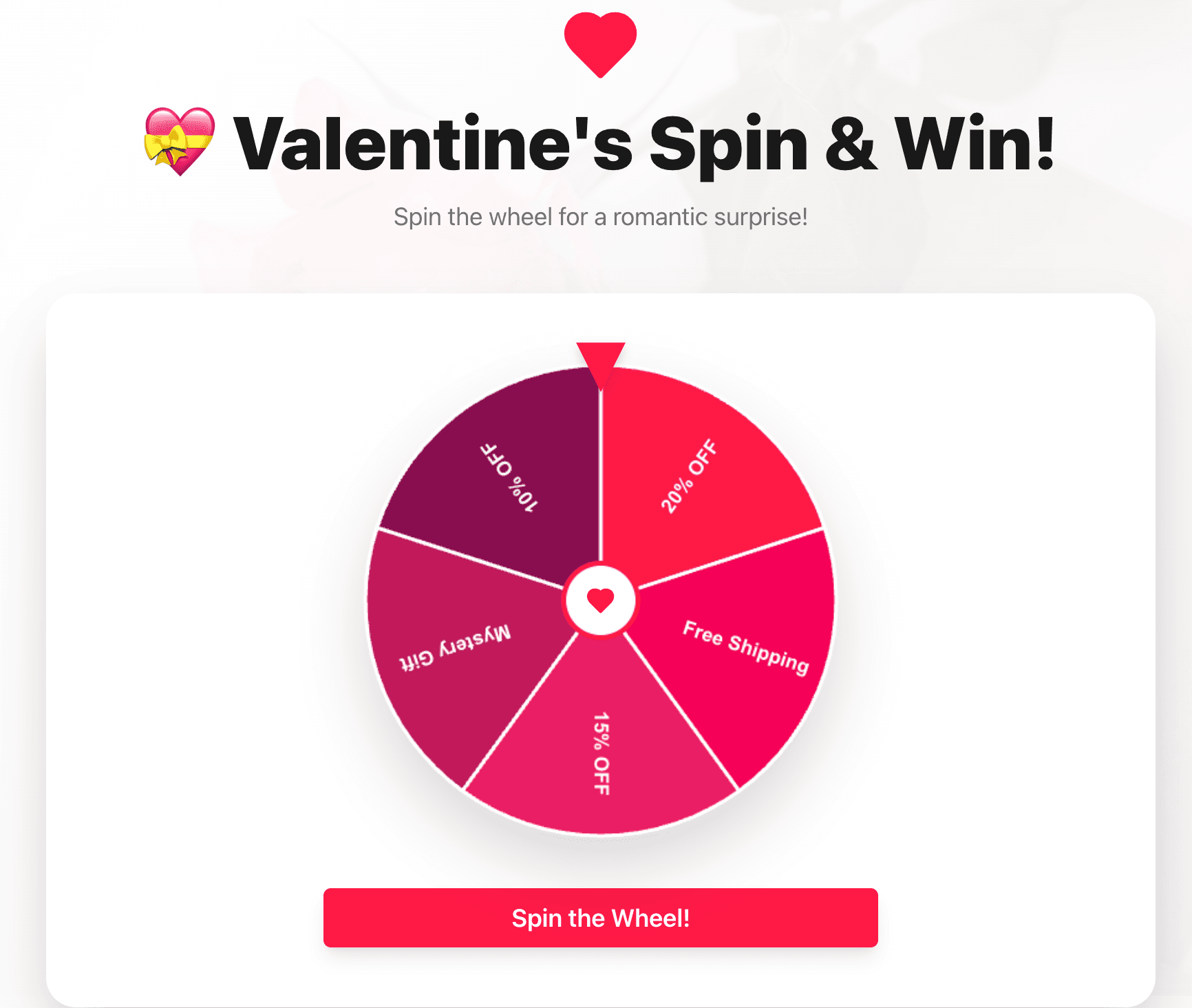 Spin Wheel Example