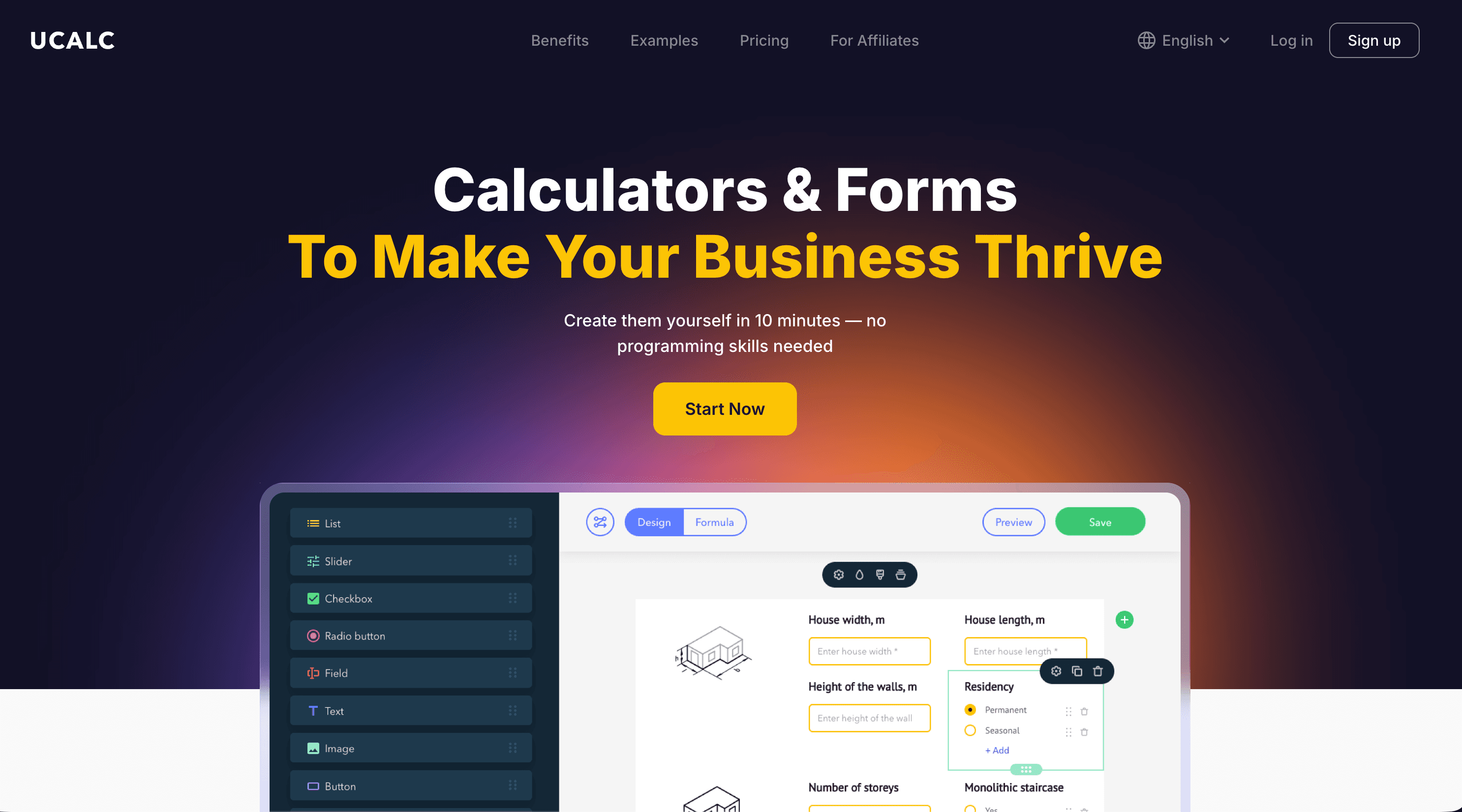 uCalc.pro Calculator Builder
