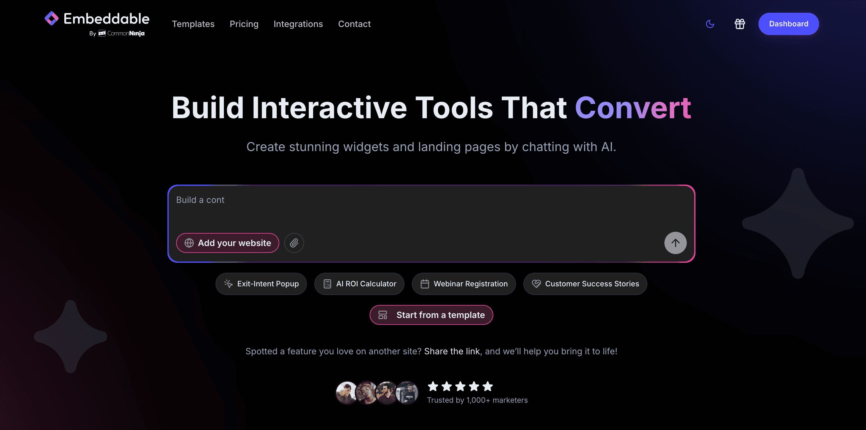 Embeddable Link in Bio Tool