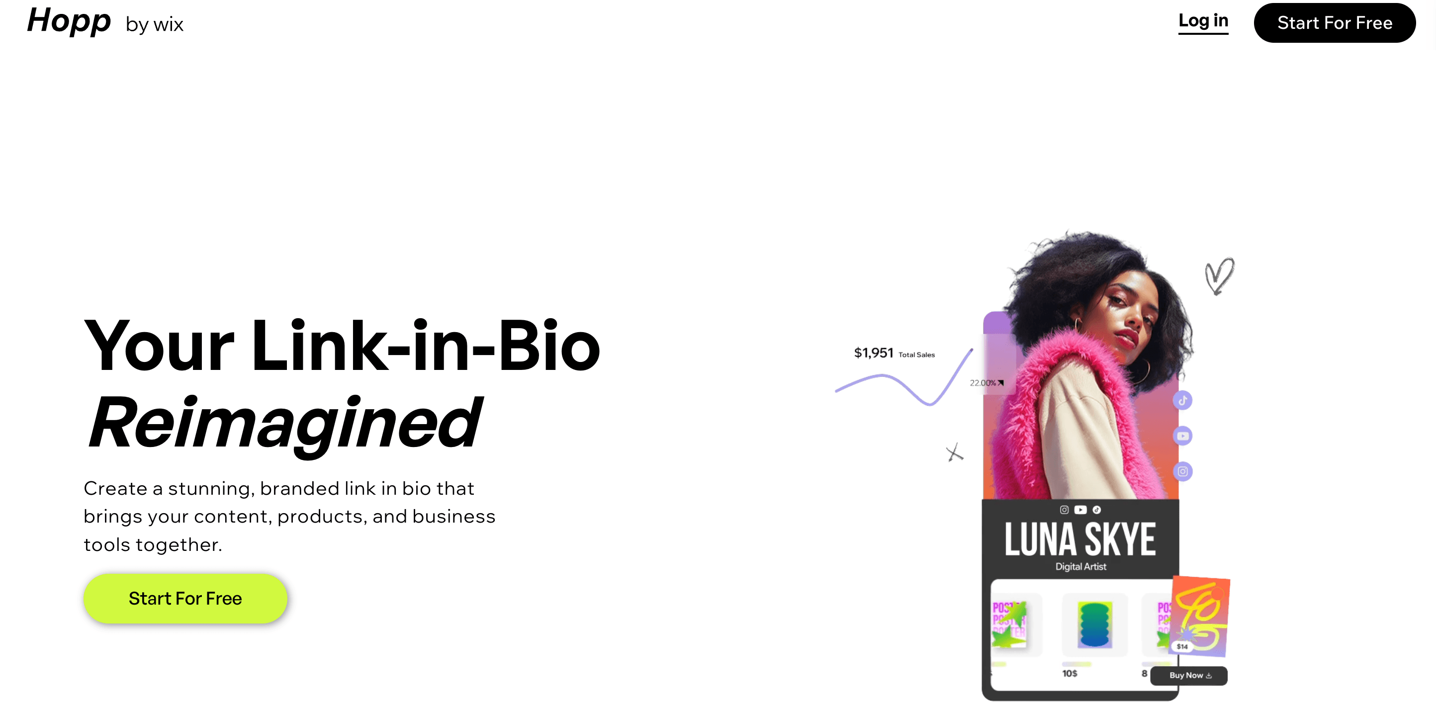 Hopp Link in Bio Tool