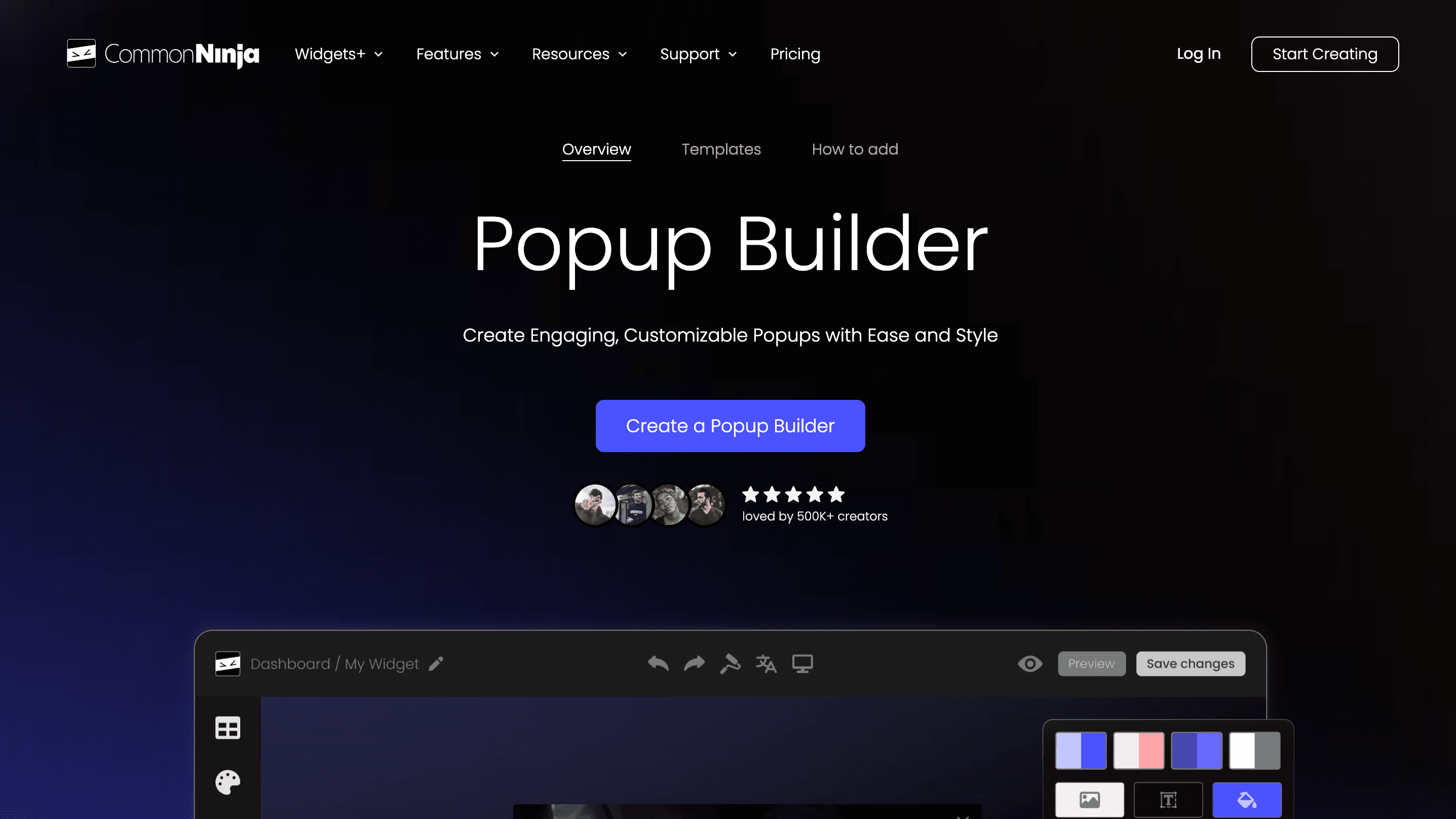 Common Ninja Popup Builder