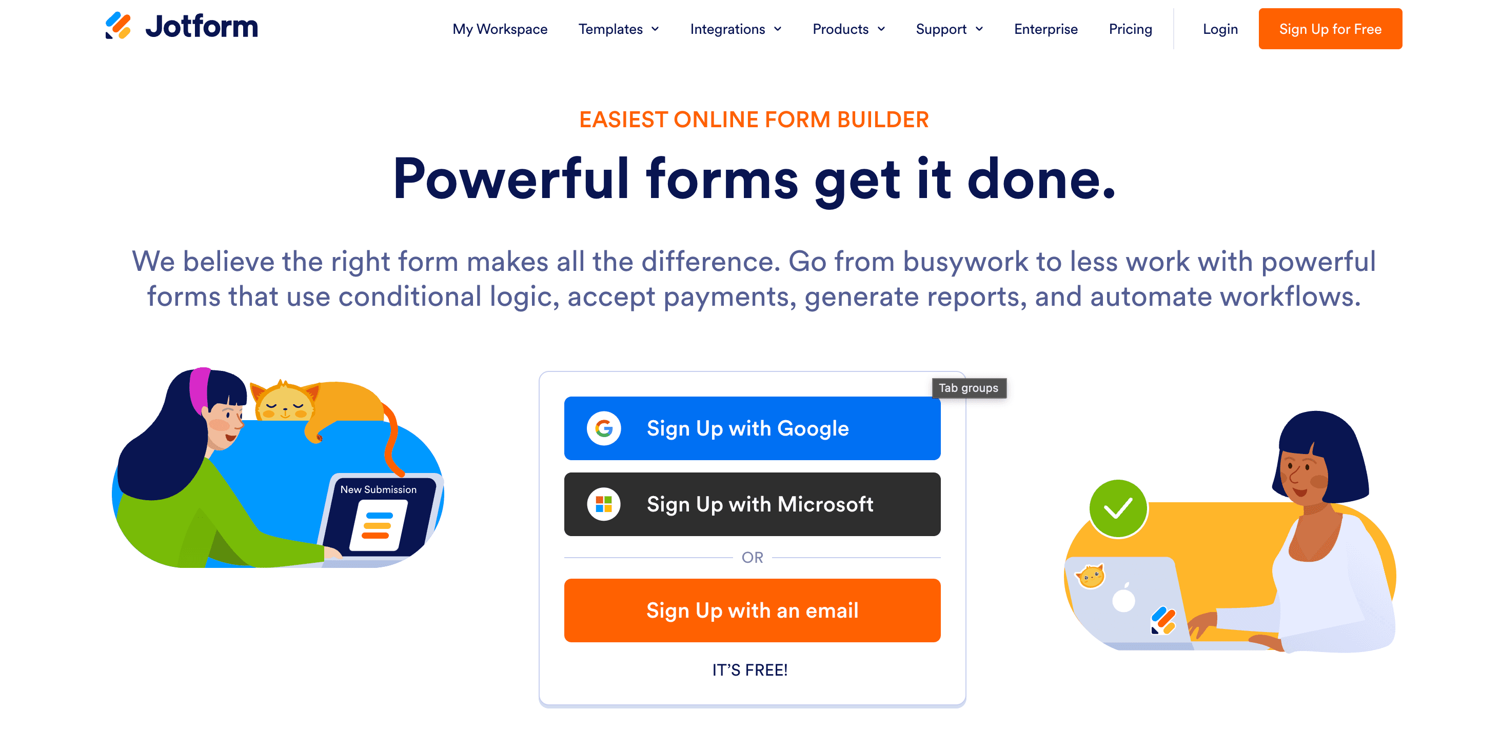 JotForm Popup Builder