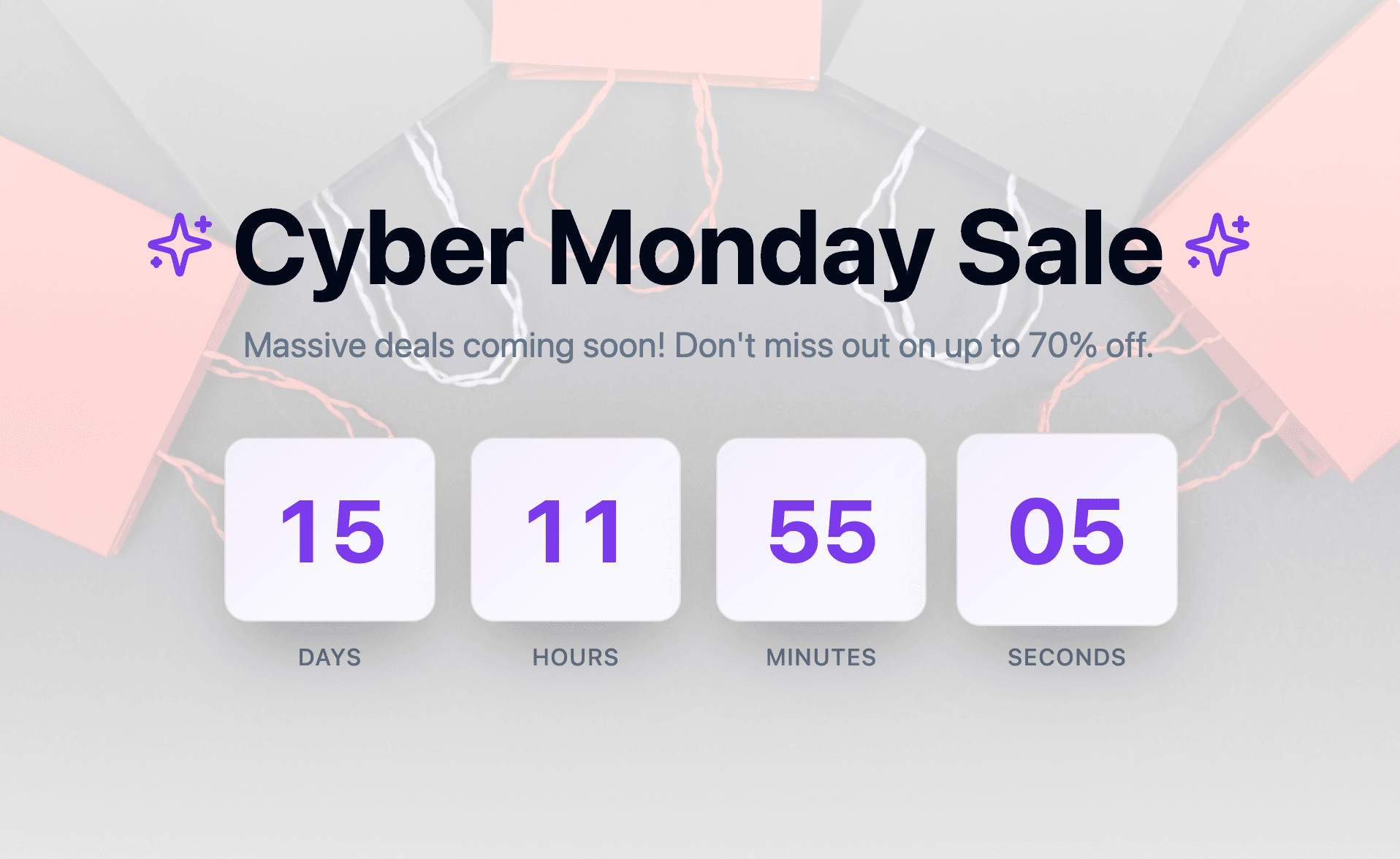 Cyber Monday Widget