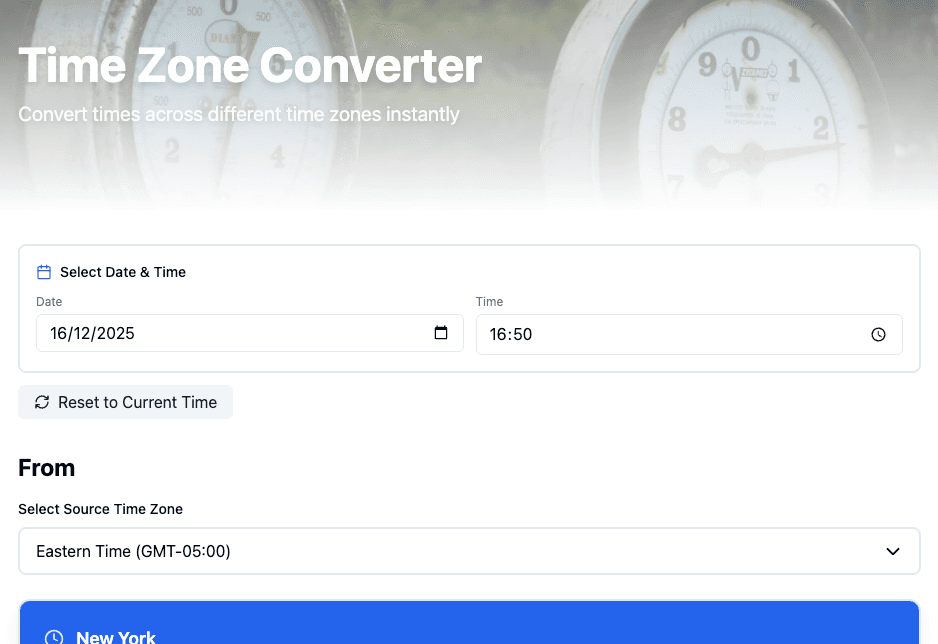 Time Zone Converter