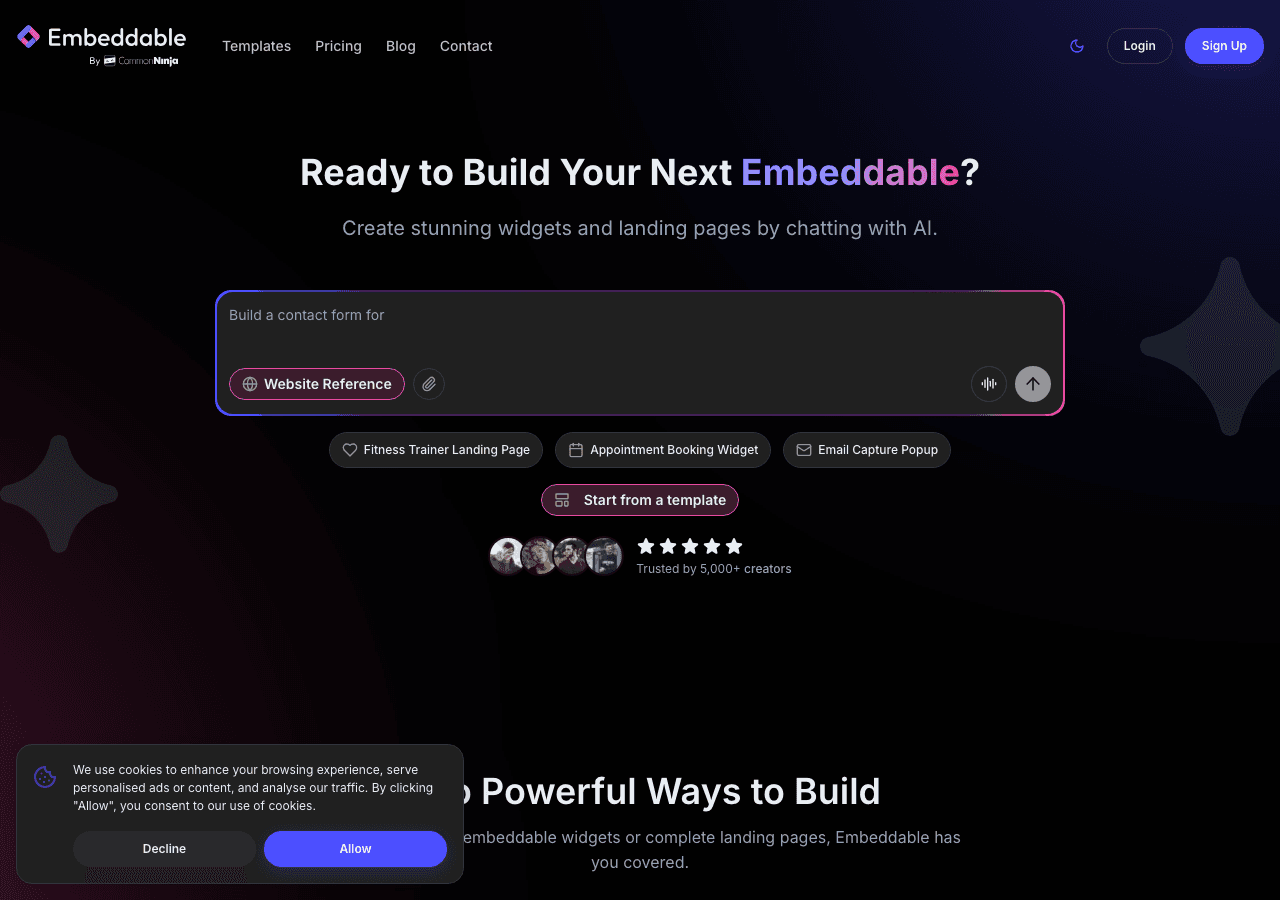 Embeddable Screenshot