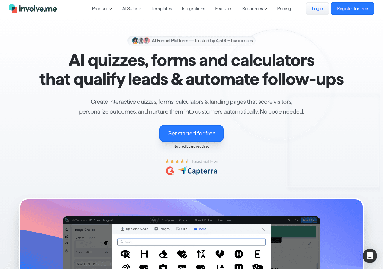 Involve.me Screenshot