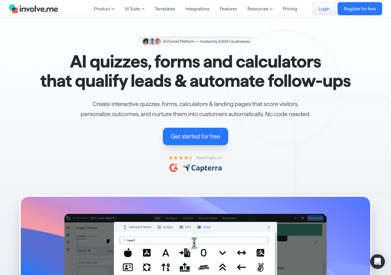 Involve.me Screenshot