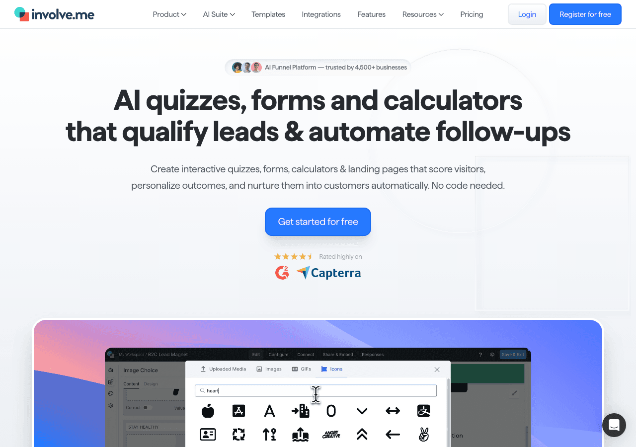 Involve.me Screenshot