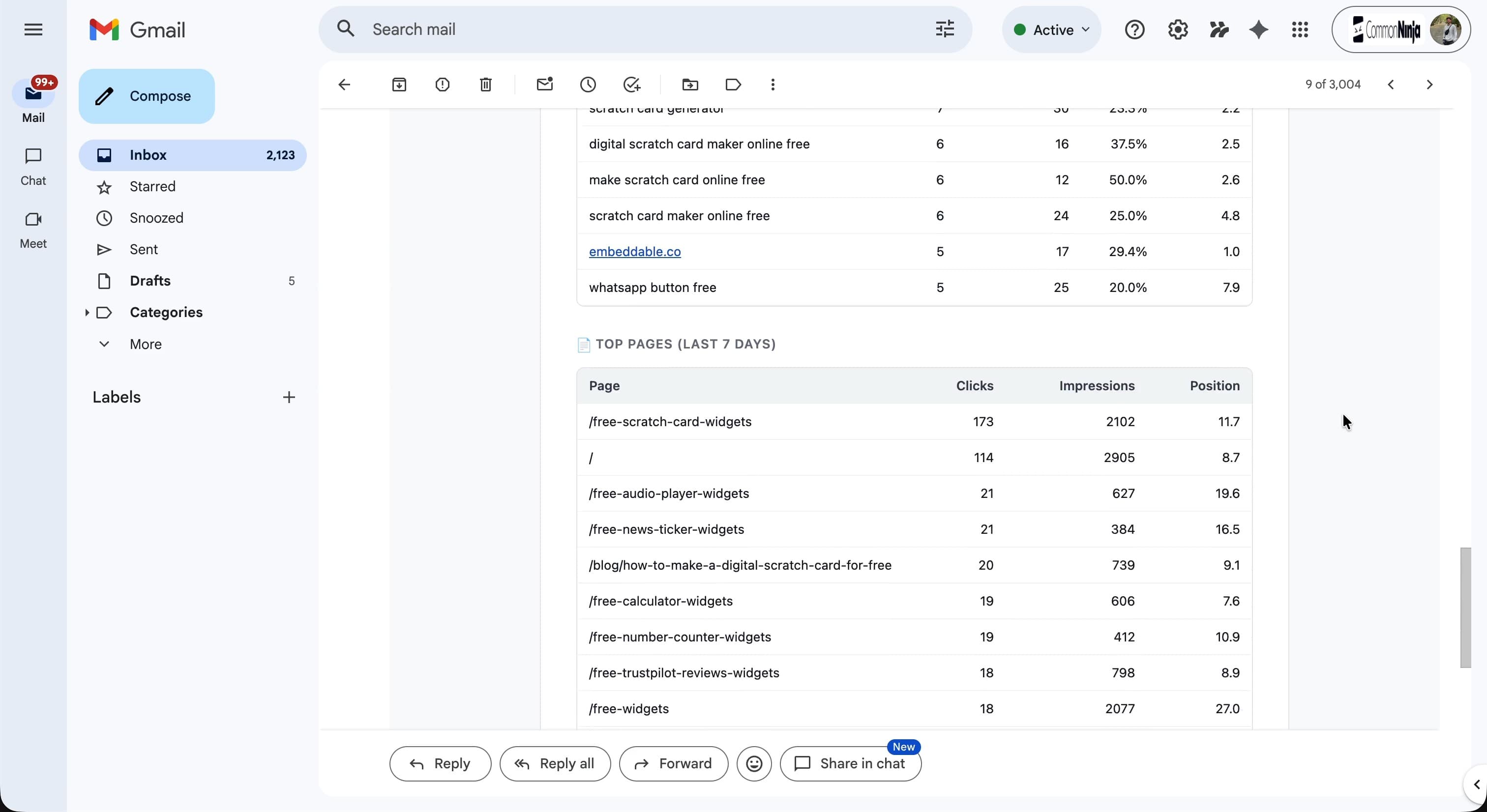 Scheduling options and manual run button
