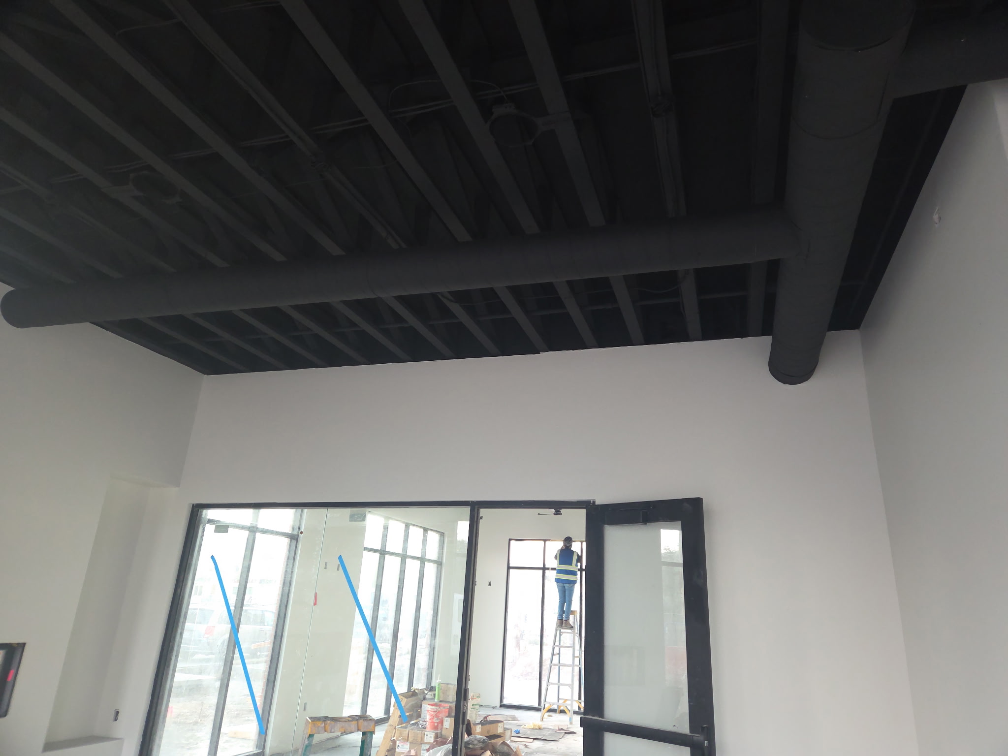 Commercial space wall prep — Salt Lake County, UT