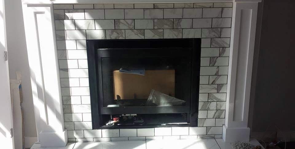 Fireplace Tile Installation