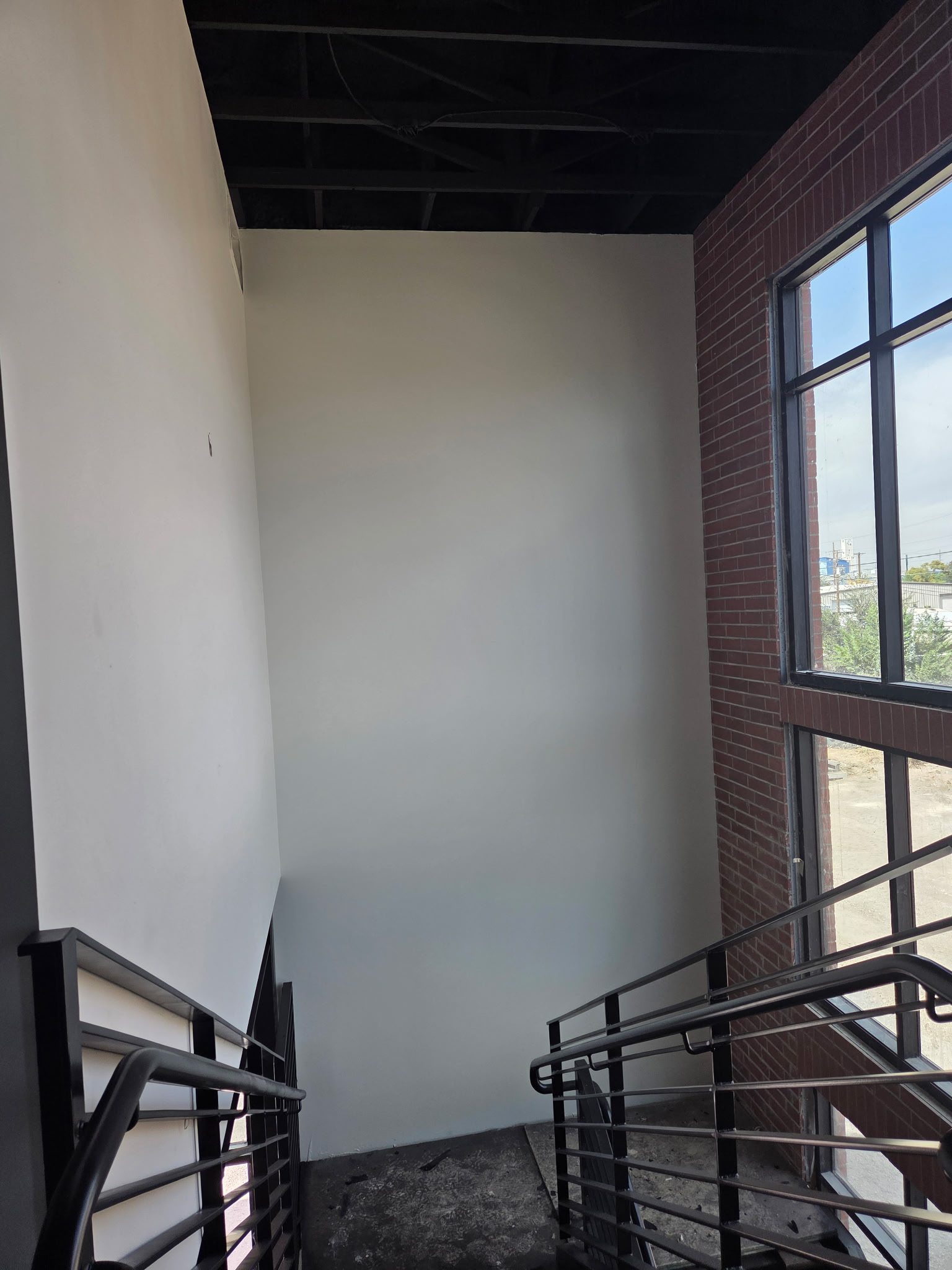Fresh stairwell wall painting — Salt Lake County, UT