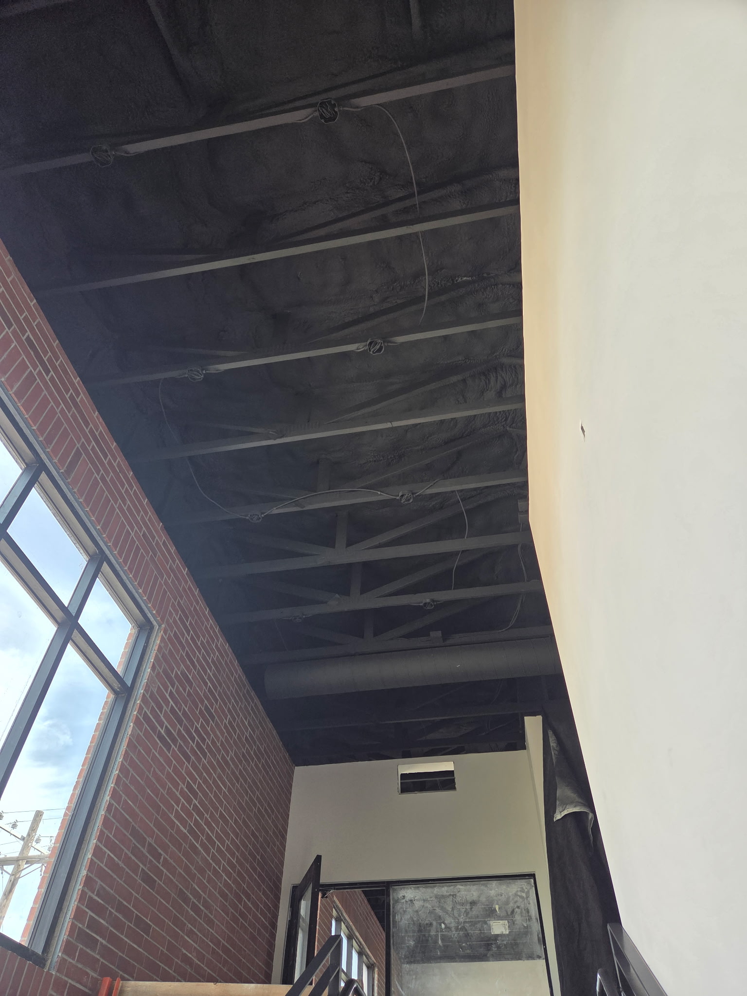 Exposed ceiling & structural prep — Salt Lake County, UT